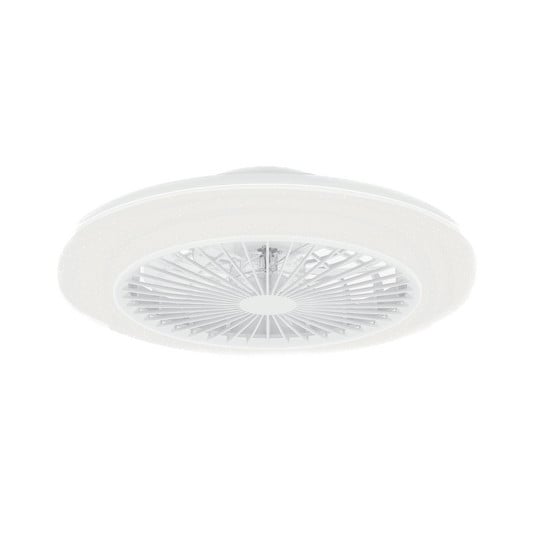 Amigo LED-kattotuuletin, kiiltävä valkoinen, 49 cm, CCT – Philips