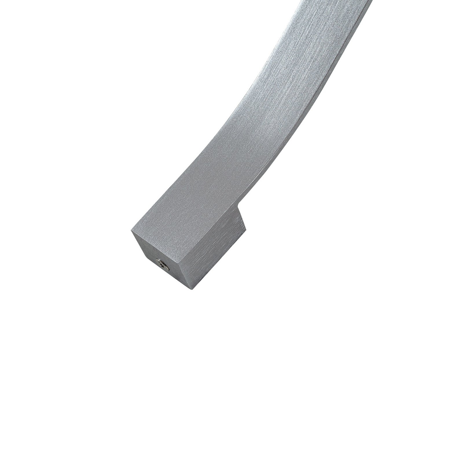 Lindby LED-Wandleuchte Alvon, silber, Höhe 50 cm, Metall