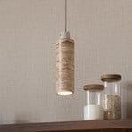 IT'S ABOUT ROMI Tivoli hanging light, sand, travertine, GU10