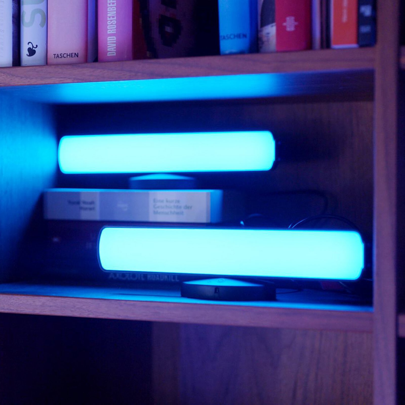 OSRAM SMART+ WiFi Tischlampe MOOD LIGHT, schwarz RGB CCT 2er