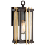 Goldenrod lantern outdoor wall light