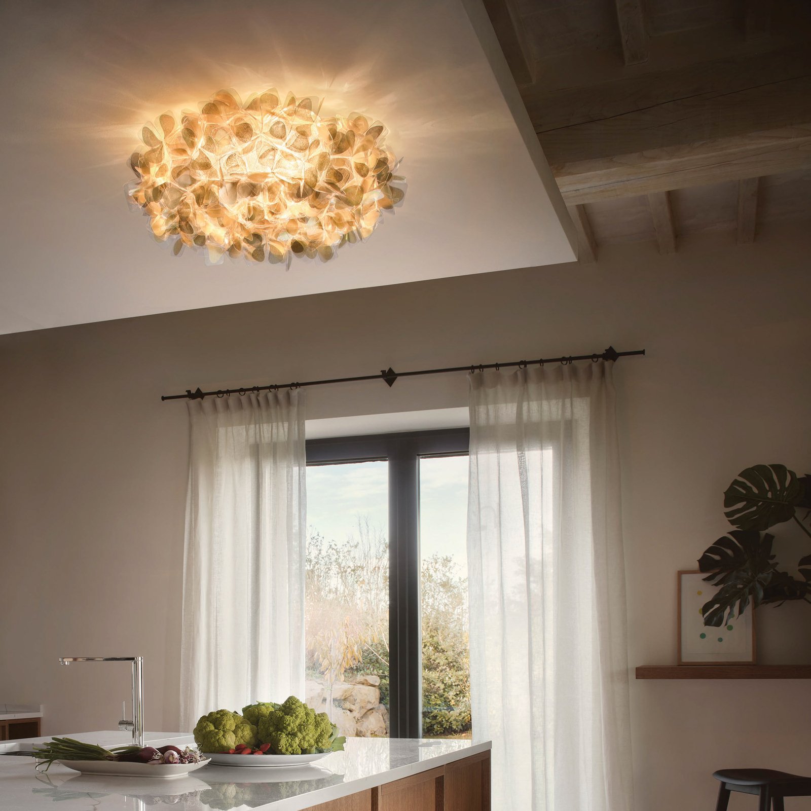 Clizia Plafonnier/Applique Murale Mama Non Mama Large Gold - Slamp