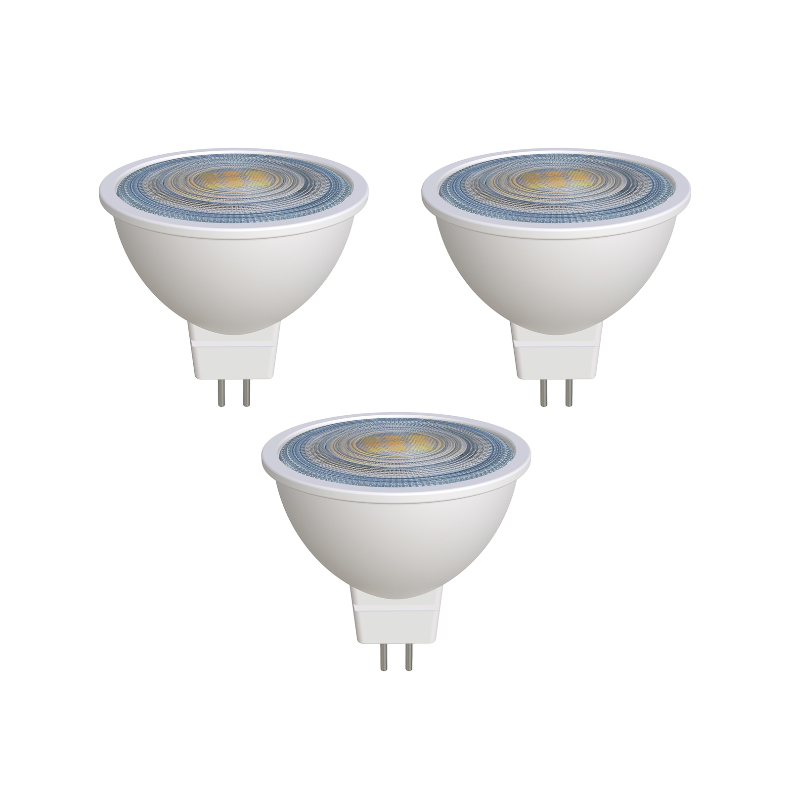Prios LED reflectorlamp GU5.3 7.5W 621lm 36° wit 840 set van 3