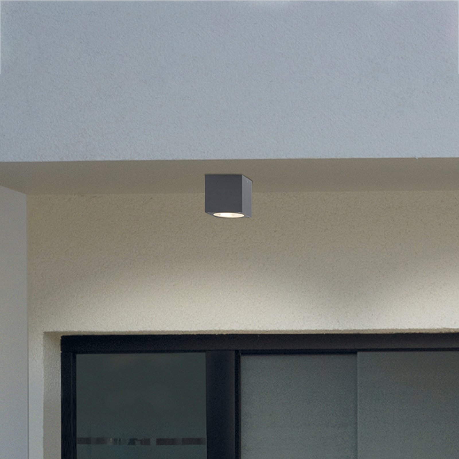 RZB HB 111 utendørs LED-taklampe kantet 830 19°