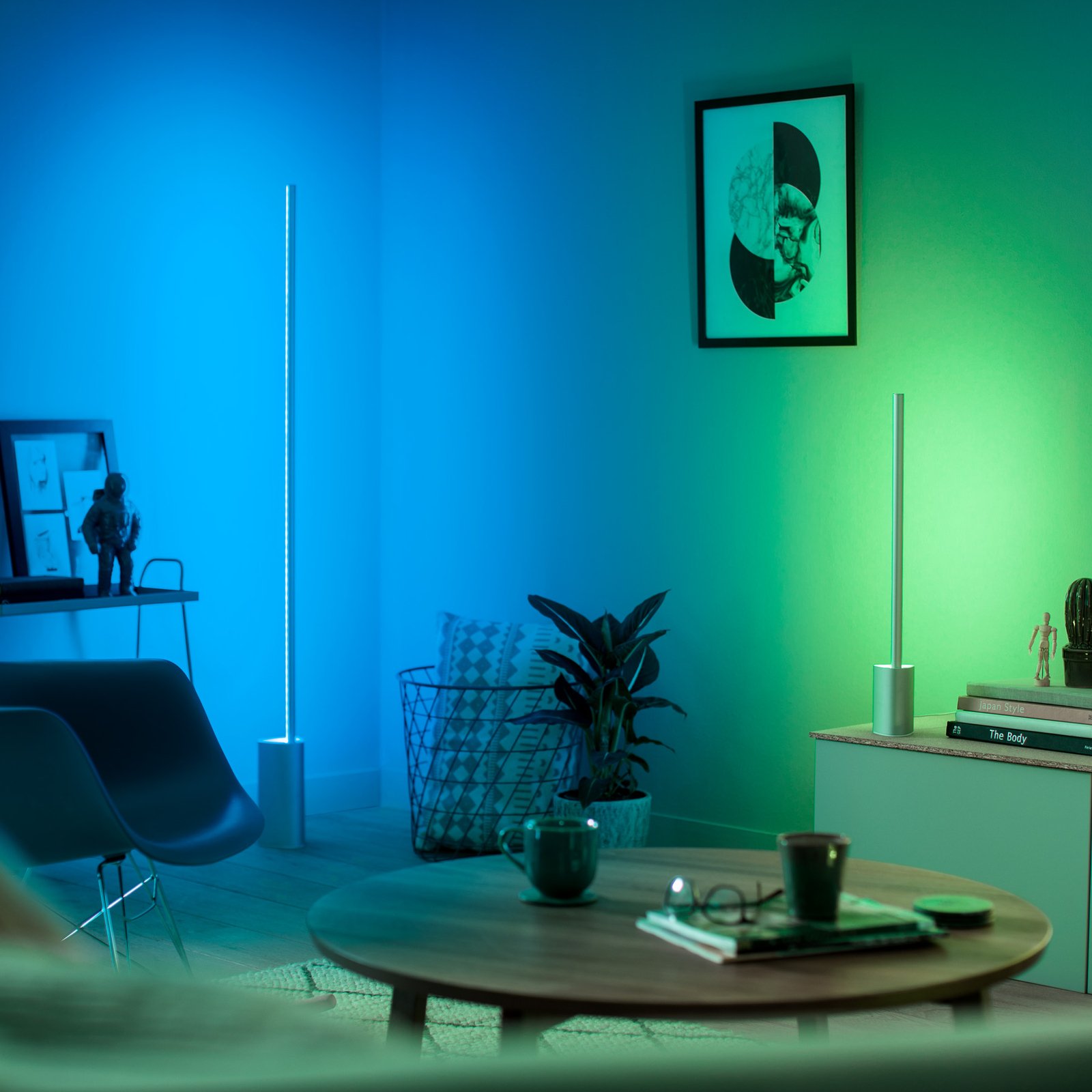 Signe Hue Gradiant Stehleuchte weiß, dimmbar - Philips Hue