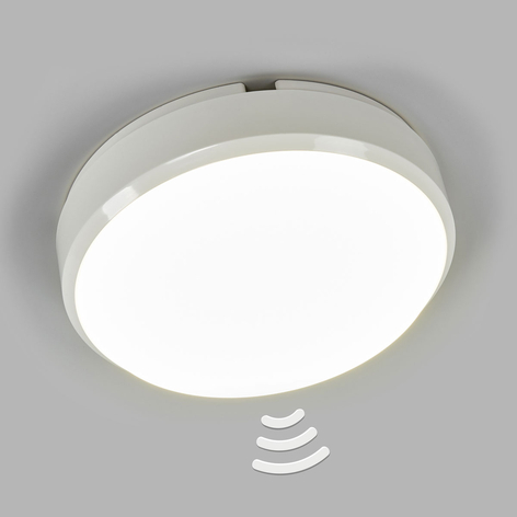 Rund LED-taklampe Bulkhead med sensor