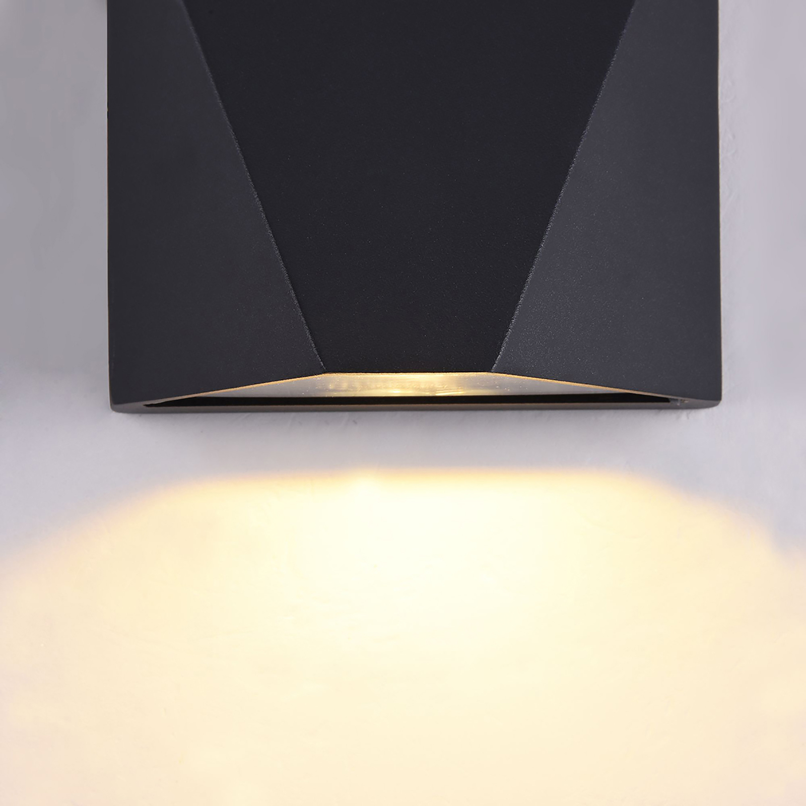Maytoni Beekman LED-Außenwandlampe 3.000 K schwarz