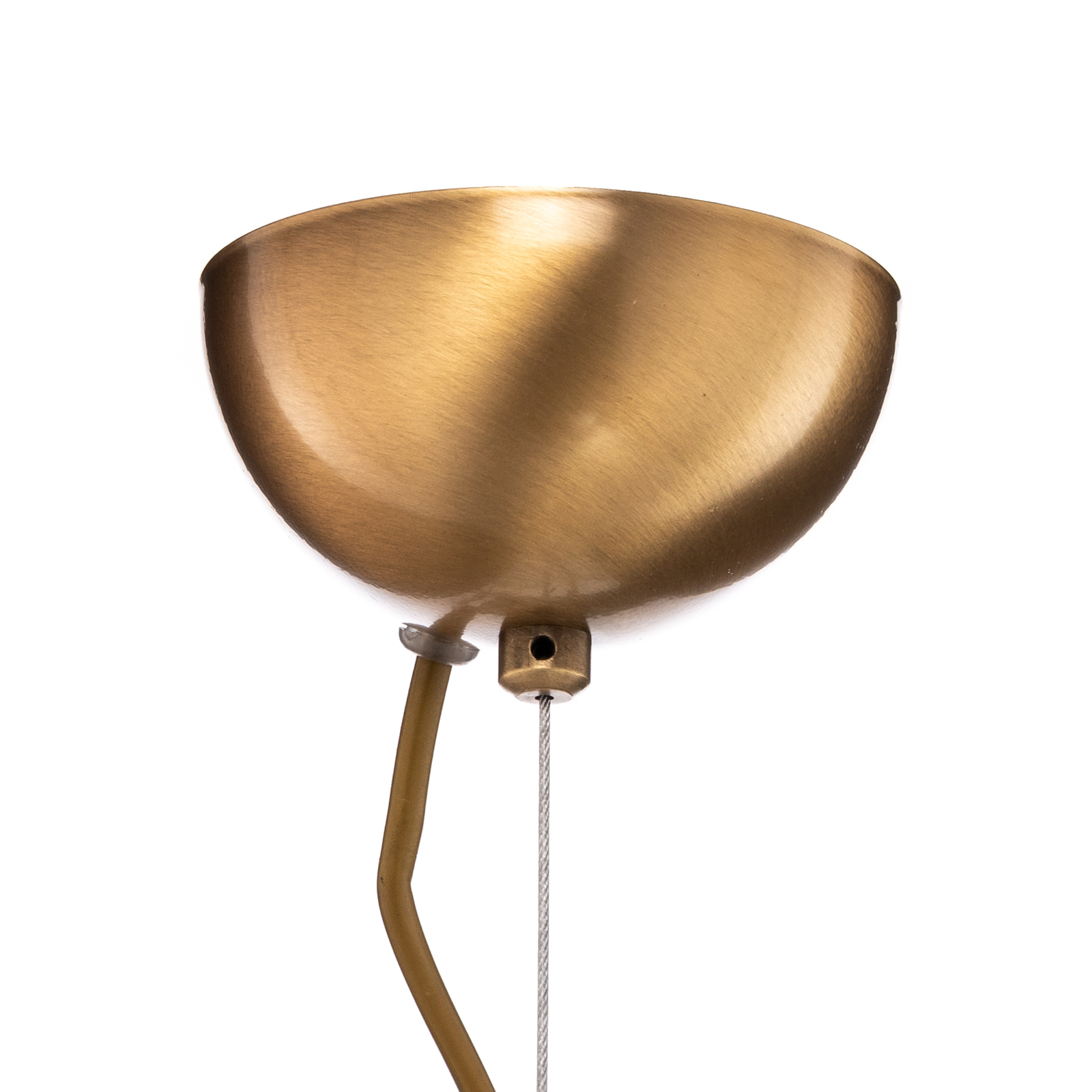 AV-1860-4EY pendant light, tinted glass lampshade