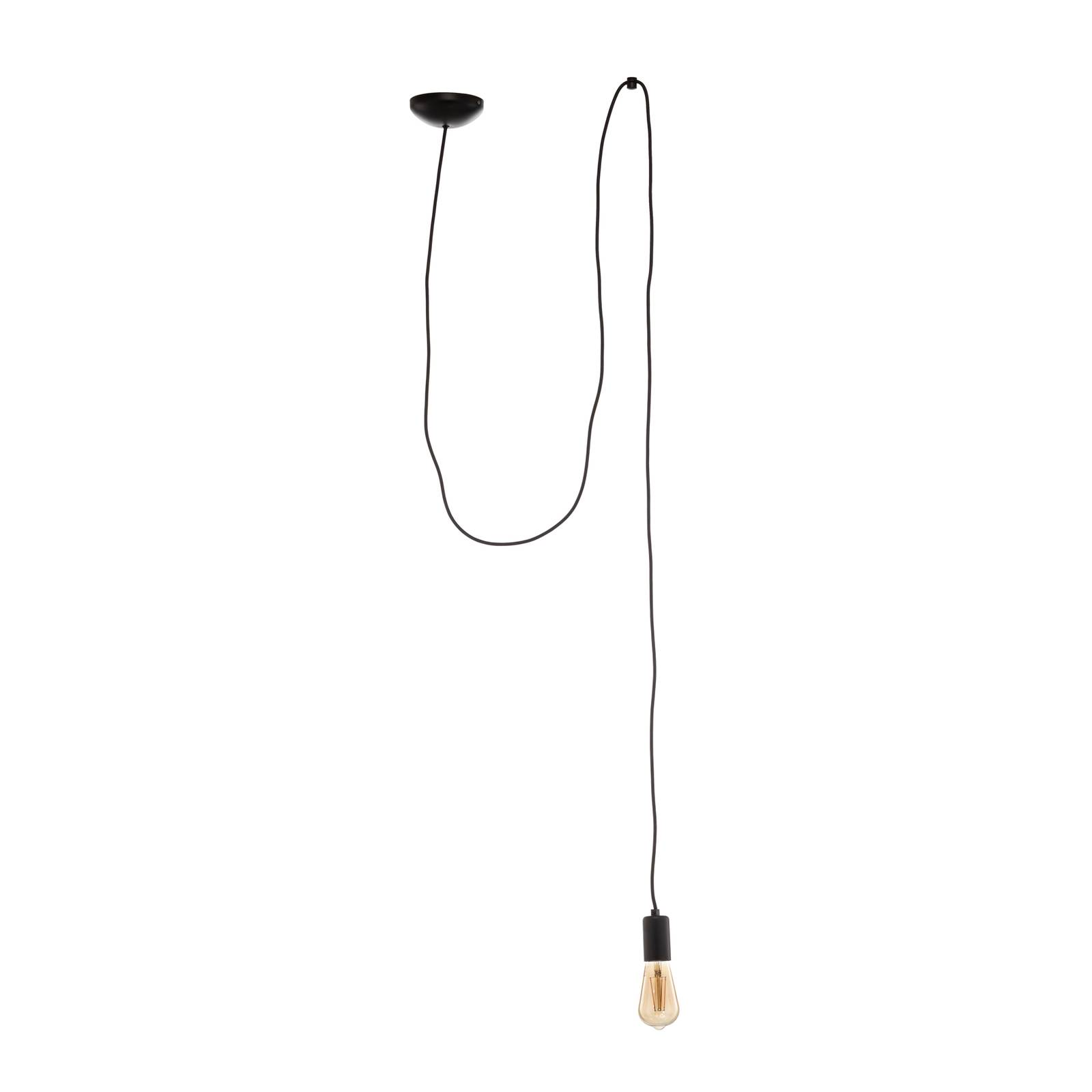 Hängeleuchte Spider, schwarz, einflammig