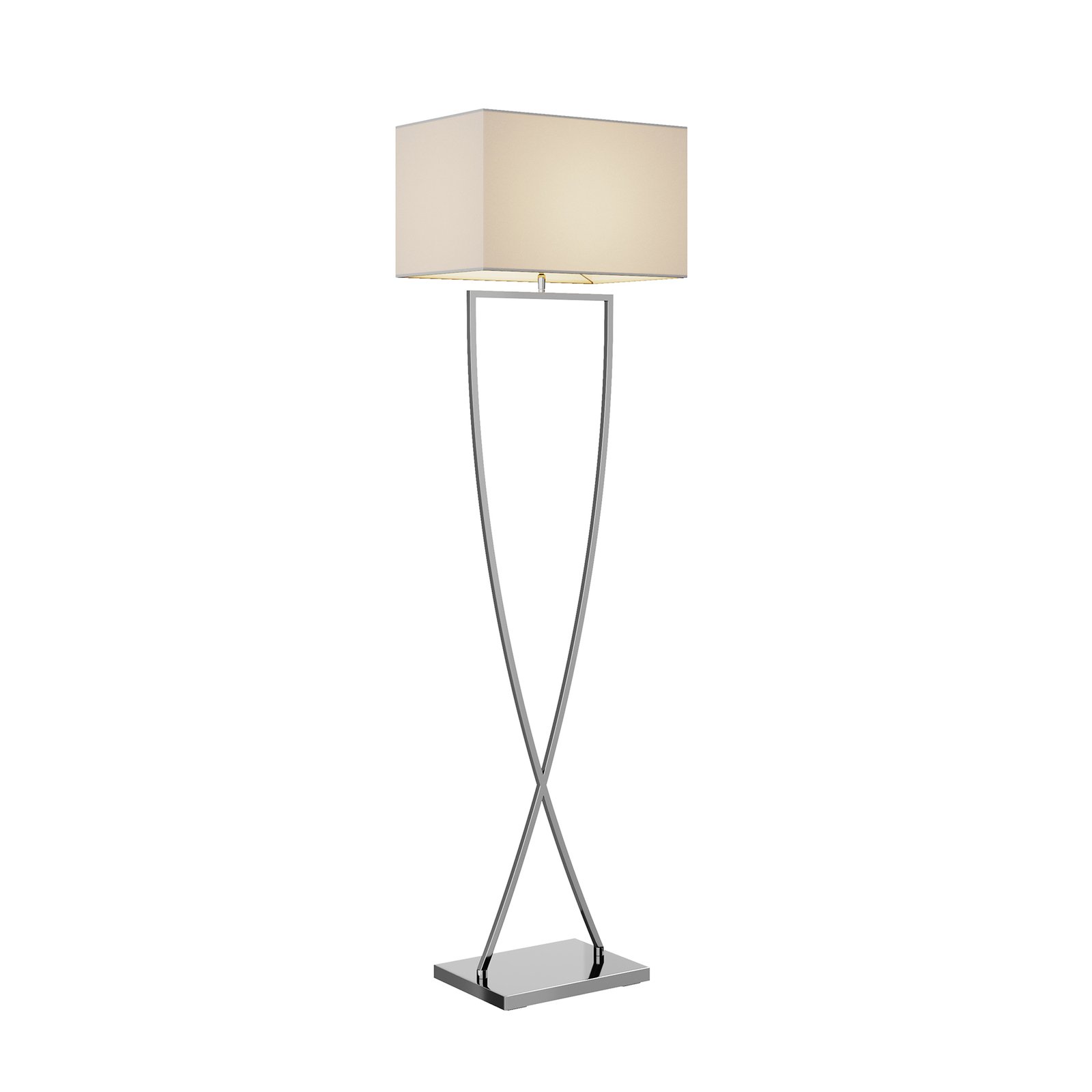 Evaine Golvlampa Chrome/White - Lucande