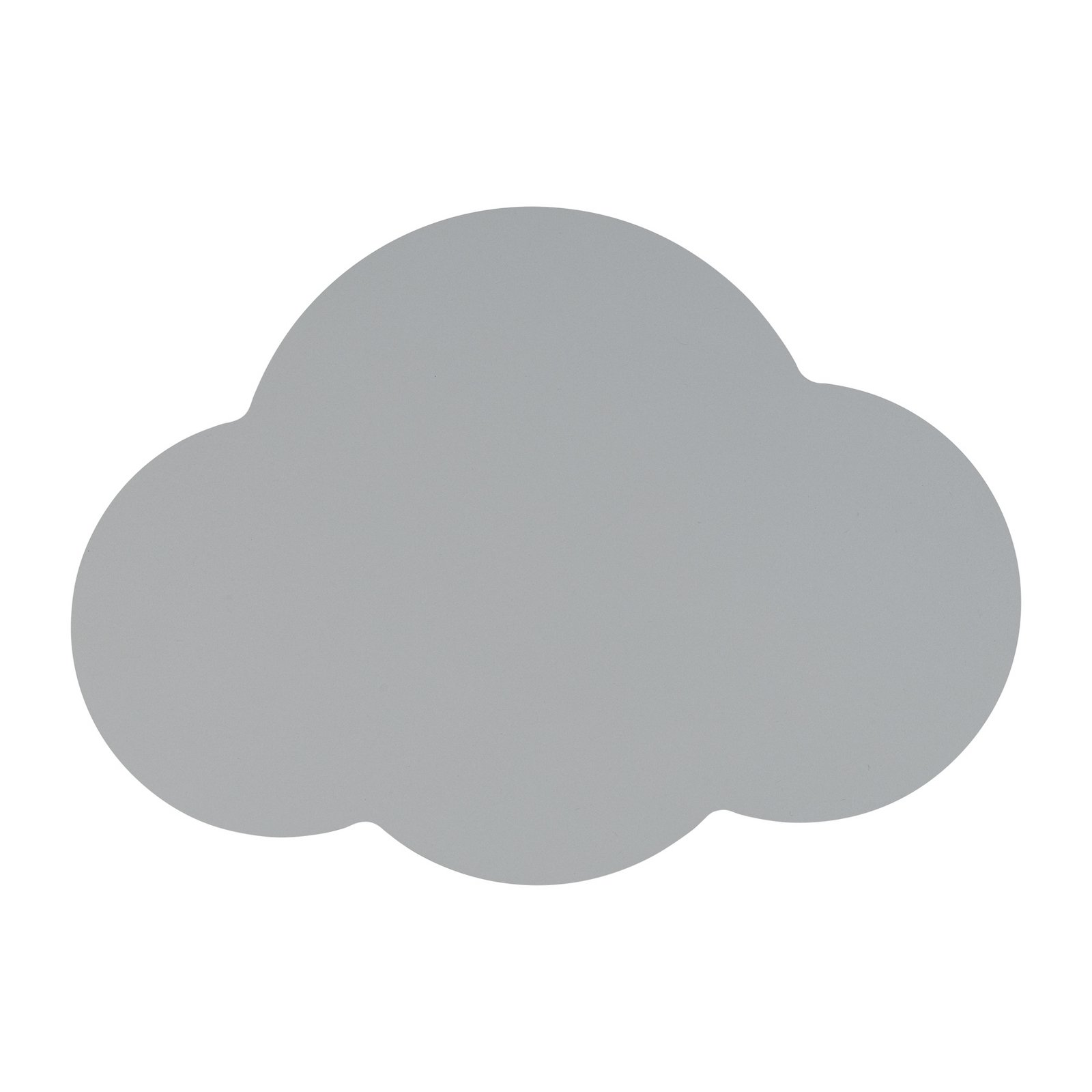 Wall light Cloud, grey, 38 cm wide, metal, cloud, G9