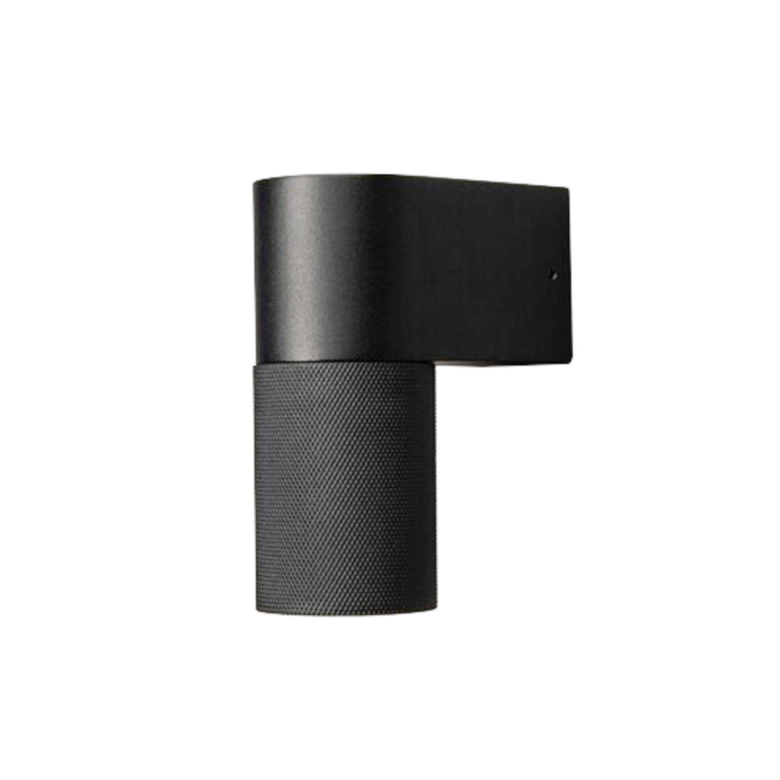 Temi outdoor wall lamp, black, width 11 cm, aluminium