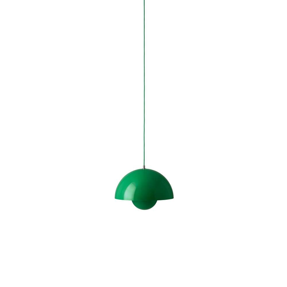 Suspension Flowerpot VP7 Signal Green - &Tradition