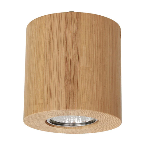 Deckenlampe Wooddream 1-flammig Eiche, rund, 10cm