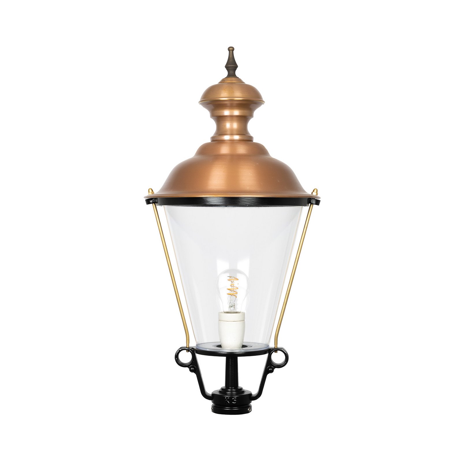 Słupek oświetleniowy K43, wysokość 68 cm, zielony