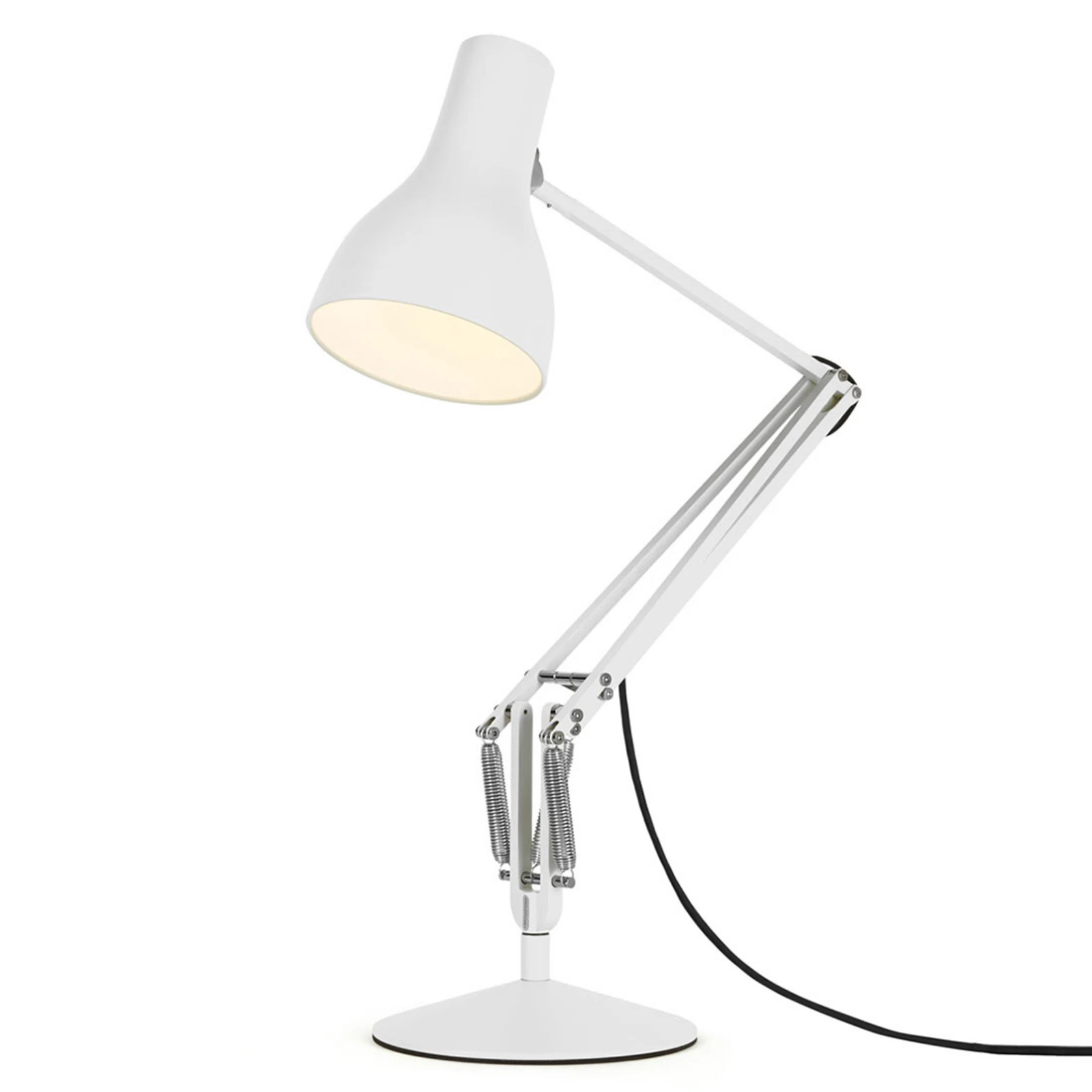 Anglepoise Type 75 galda lampa Alpu balts