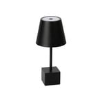 Janea Cube Portable Bordlampe Dim. IP54 Sort - Lindby