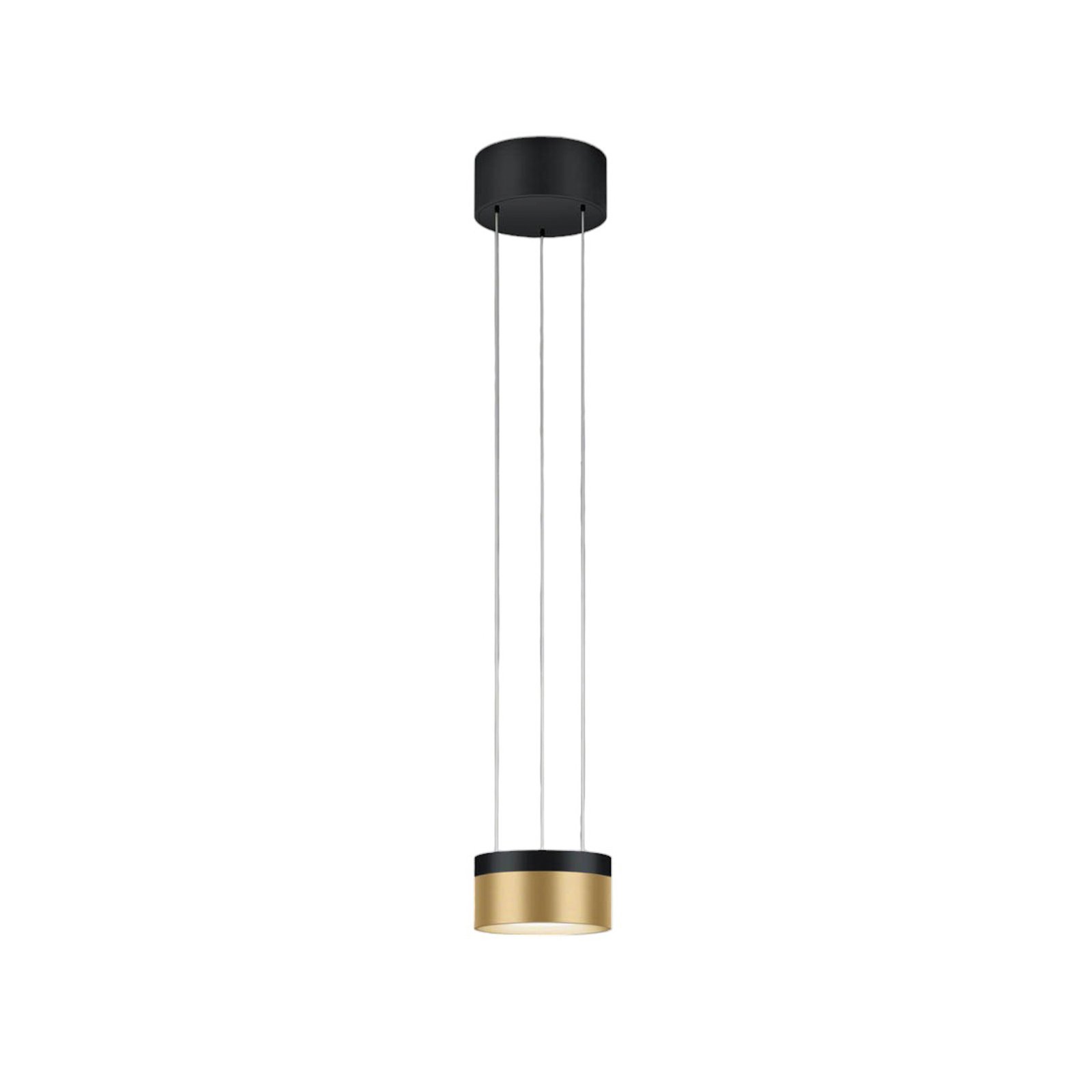 Helestra Oda LED-hänglampa svart/guld