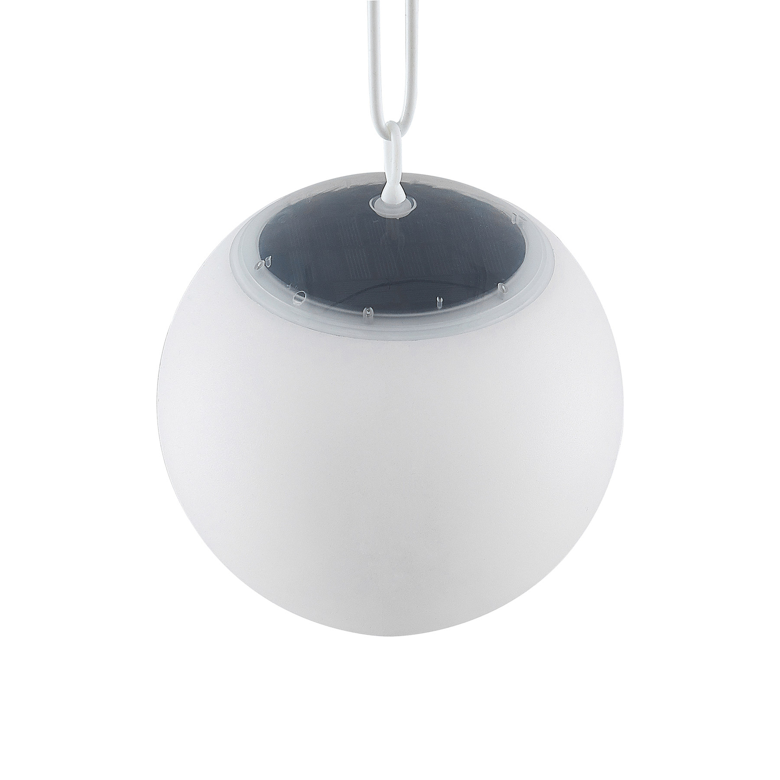 Lindby Dieka suspension solaire LED, sphère, RGBW