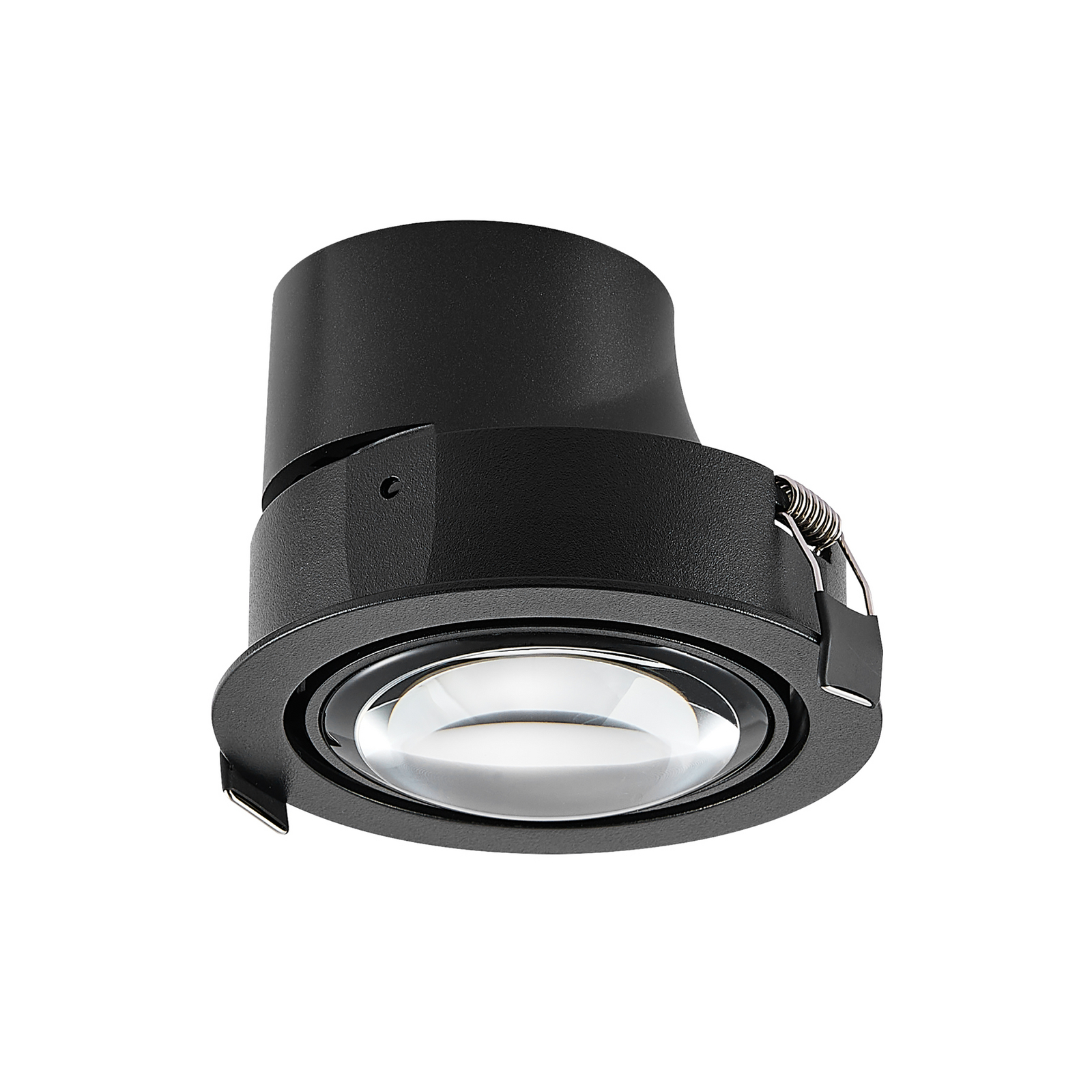 Indbygget loftlampe med LED MAG MINI, sort, Ø 10 cm, CCT 18 V