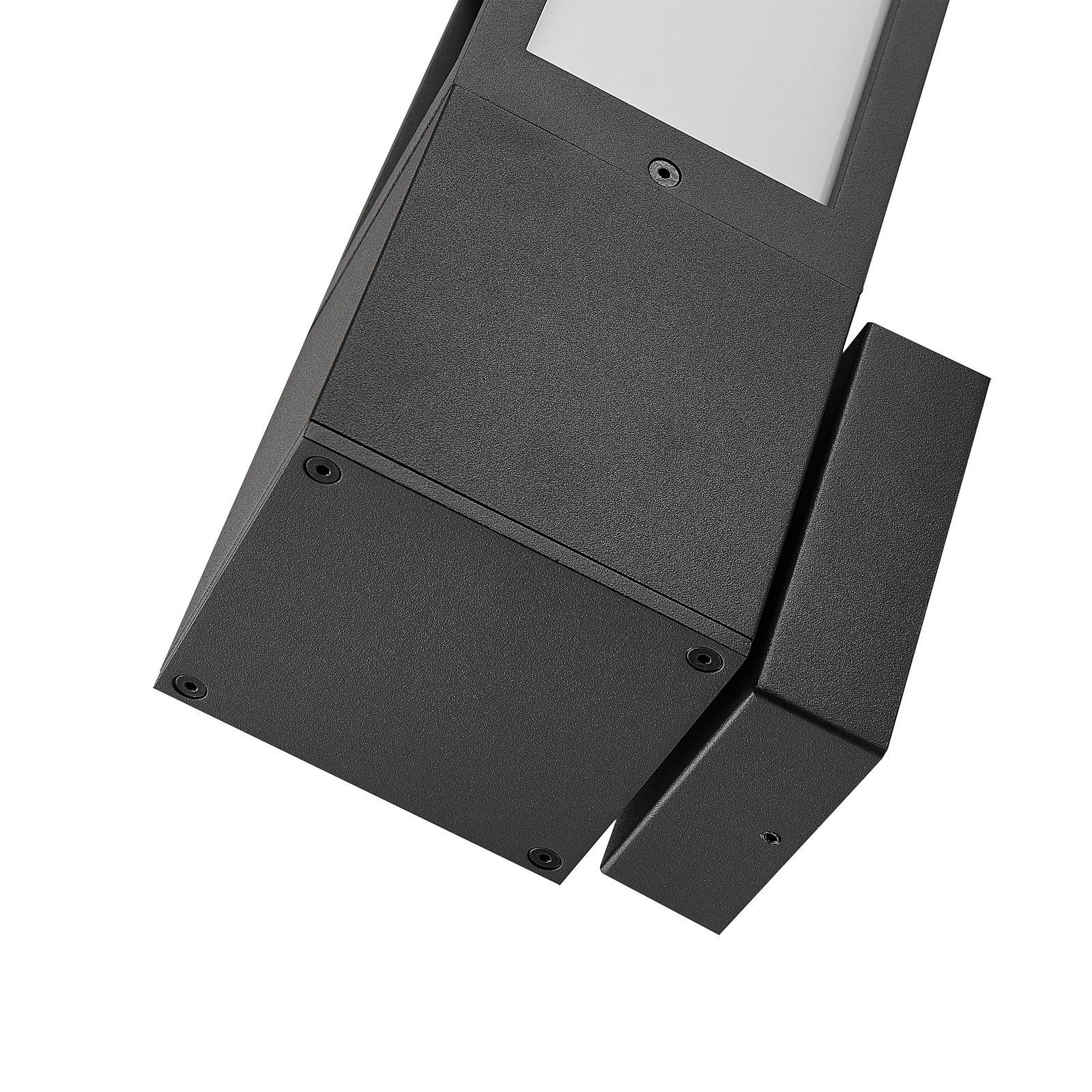 Außenwandleuchte Facado 2 Square, Alu, dunkelgrau, E27