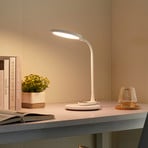 Lindby lampe de table LED Valtaria, blanc, CCT, intensité variable