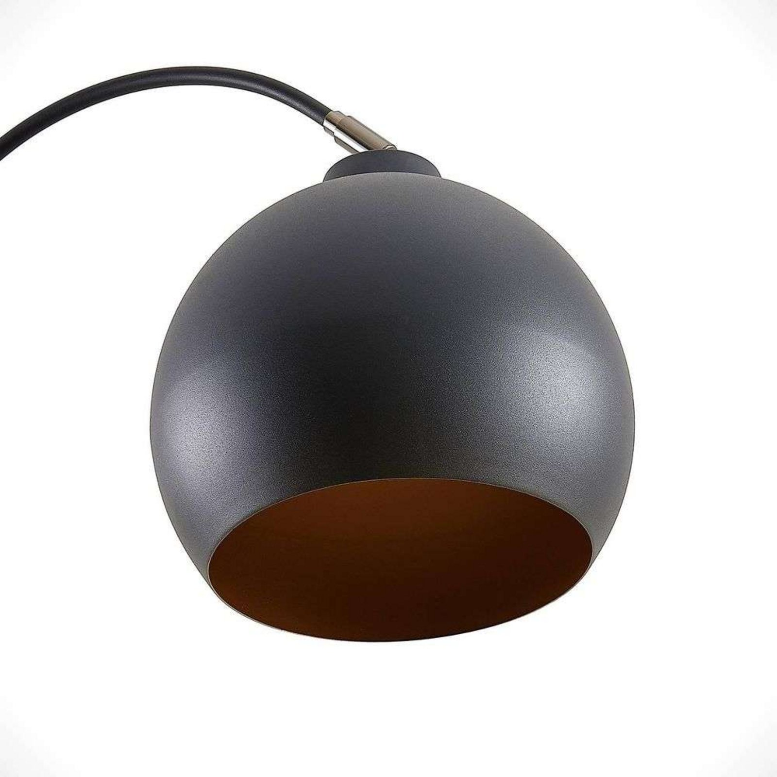 Minali Lampadar Black/Gold - Lindby