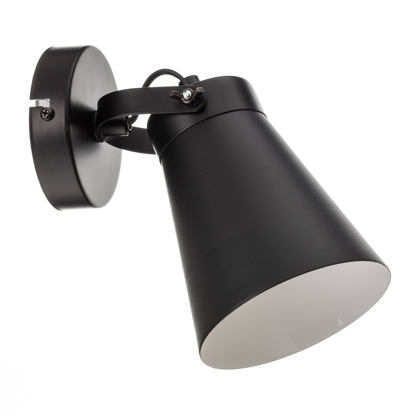 Euluna Wall Light - Living / Dining Room - dimmable - Modern - Black