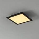 EGLO connect CCT loftslampe 30x30cm sort