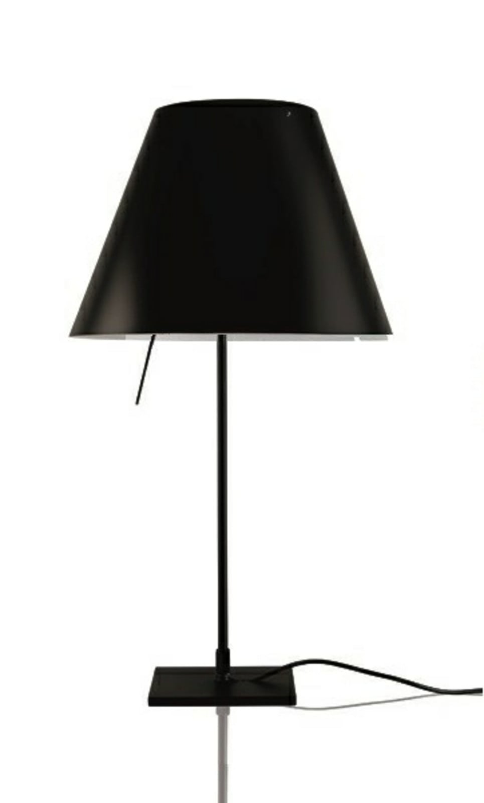 Costanzina Bordslampa Svart/Liquorice Black Luceplan - Vardagsrum - Aluminium | Produkter - Bordslampor | Lampspecialisterna