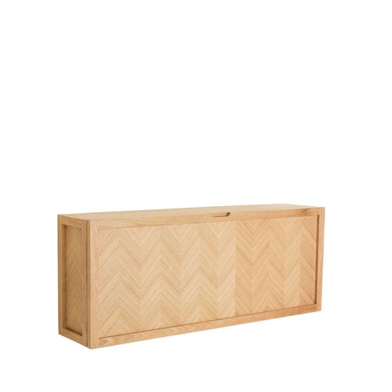 Herringbone Shoe Cabinet Large Natural - Hübsch