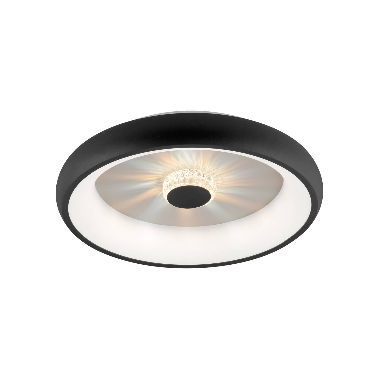 Bild von LED-Deckenleuchte Vertigo, CCT, Ø 46,5 cm, schwarz