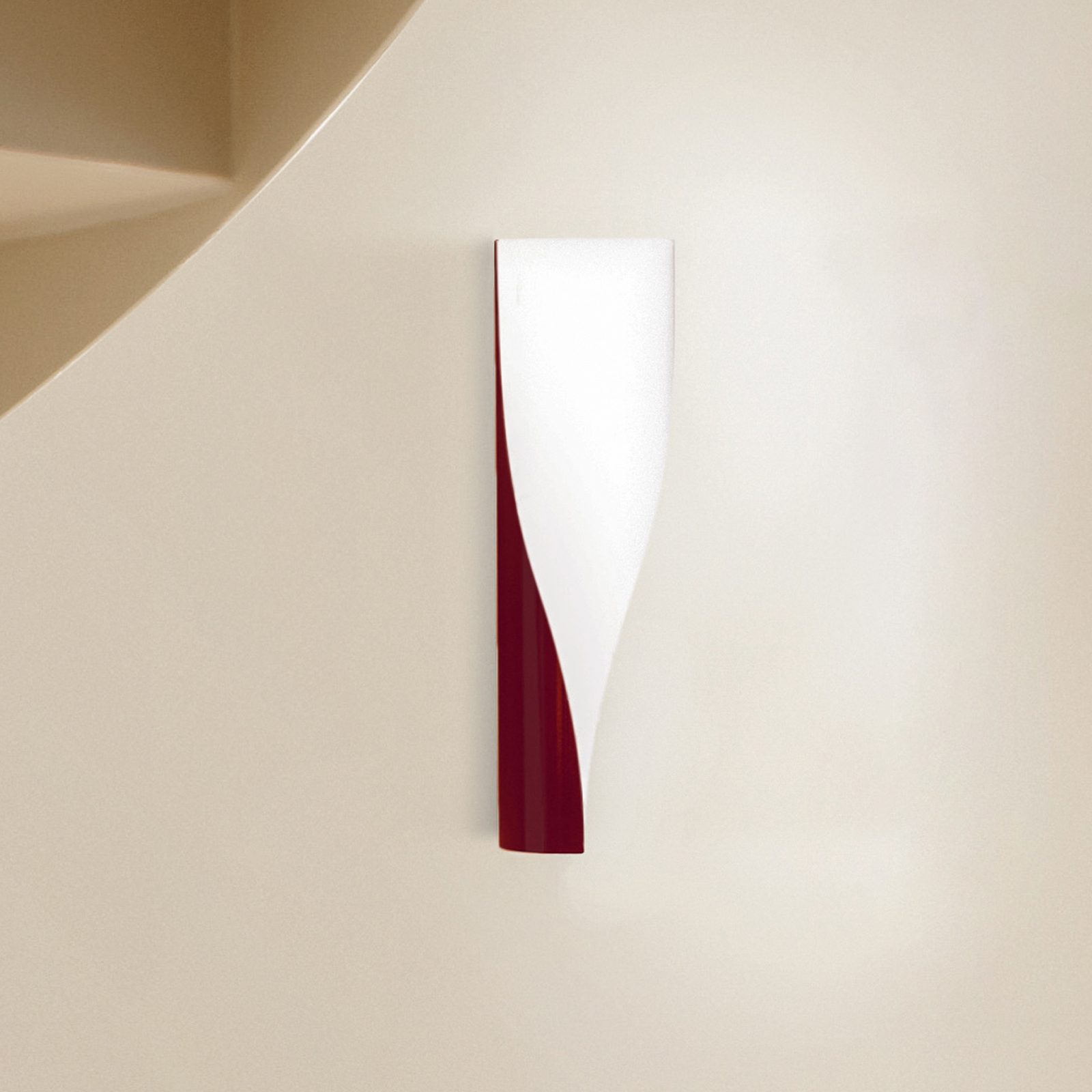 Kundalini Evita LED wall light, red
