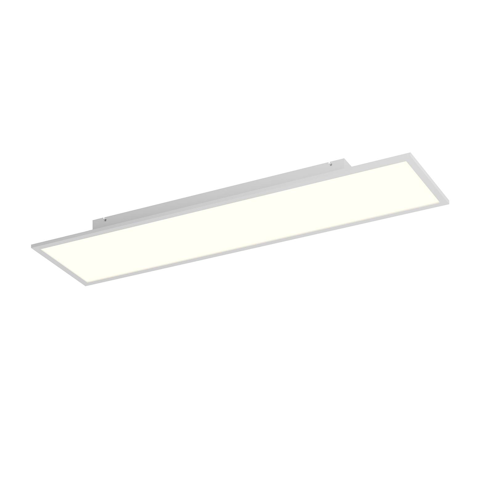Lindby Luay LED panel, 3,000-6,000 K, 30 x 120 cm, for Kitchen, plastic, aluminium, 36 W, L: 30 cm, W: 120 cm, H: 5 cm