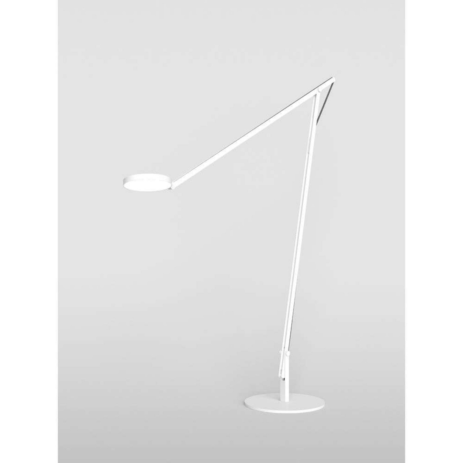 String XL Floor Lamp Matt White/Black - Rotaliana