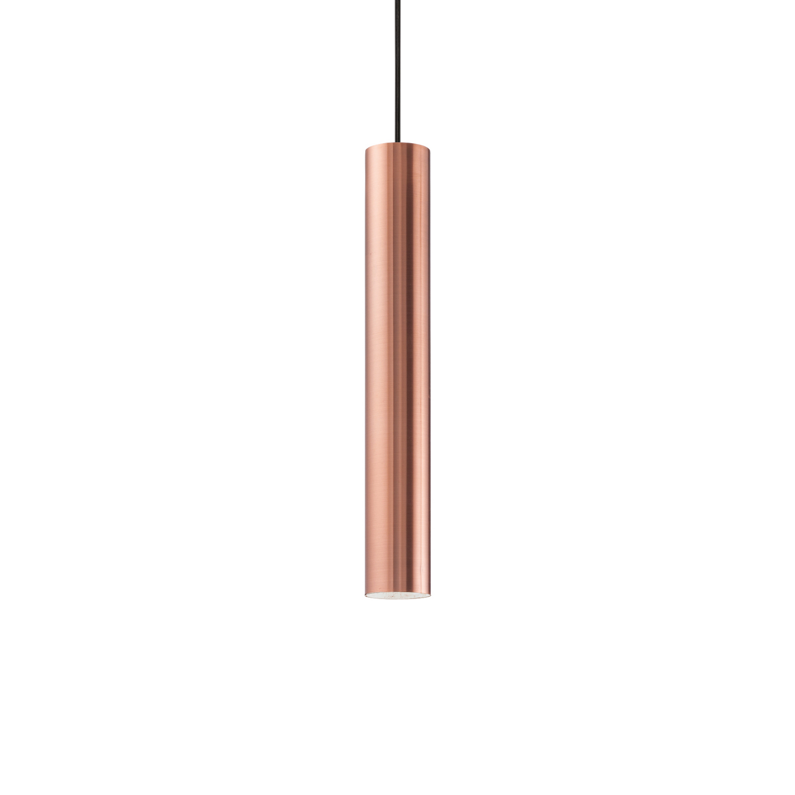 Lámpara colgante Ideal Lux Look, color cobre, Ø 6 cm, metal