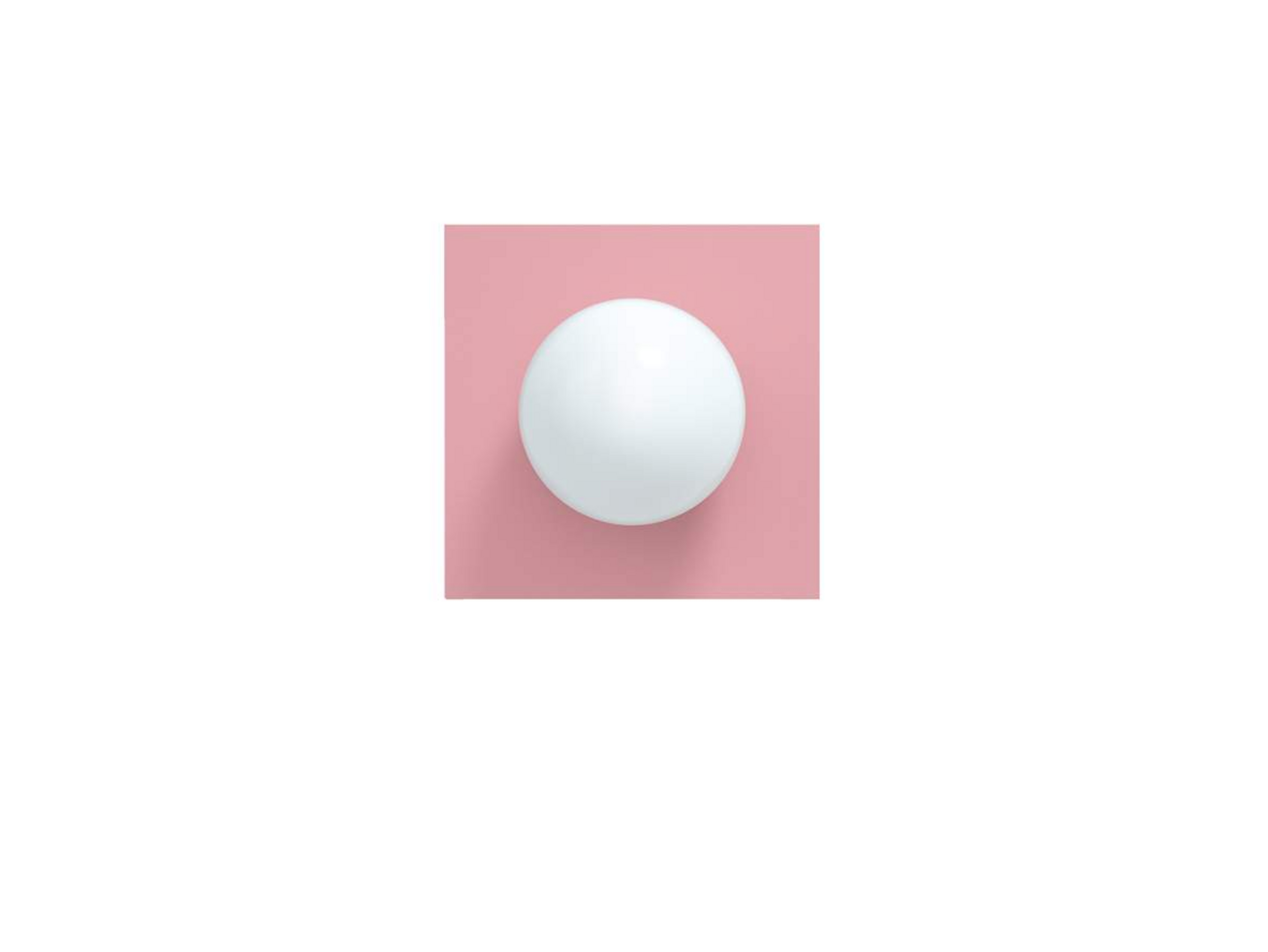 Candy Little Square S plafondlamp, roze - Swedish Ninja