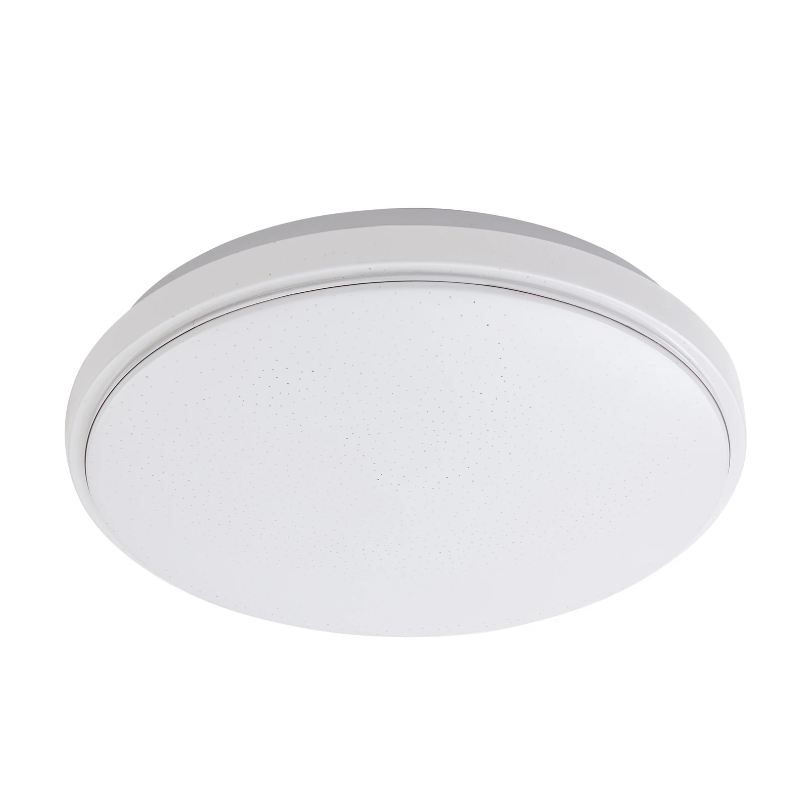 Lindby LED-Deckenlampe Glamo, Ø 39 cm, chrom, weiß, IP44