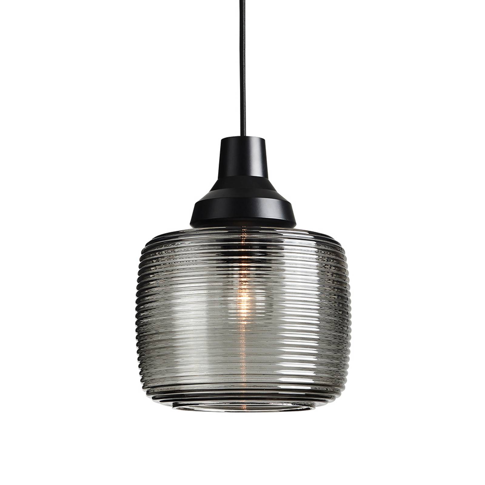 Lampa wisząca New Wave Stripe dymny szary