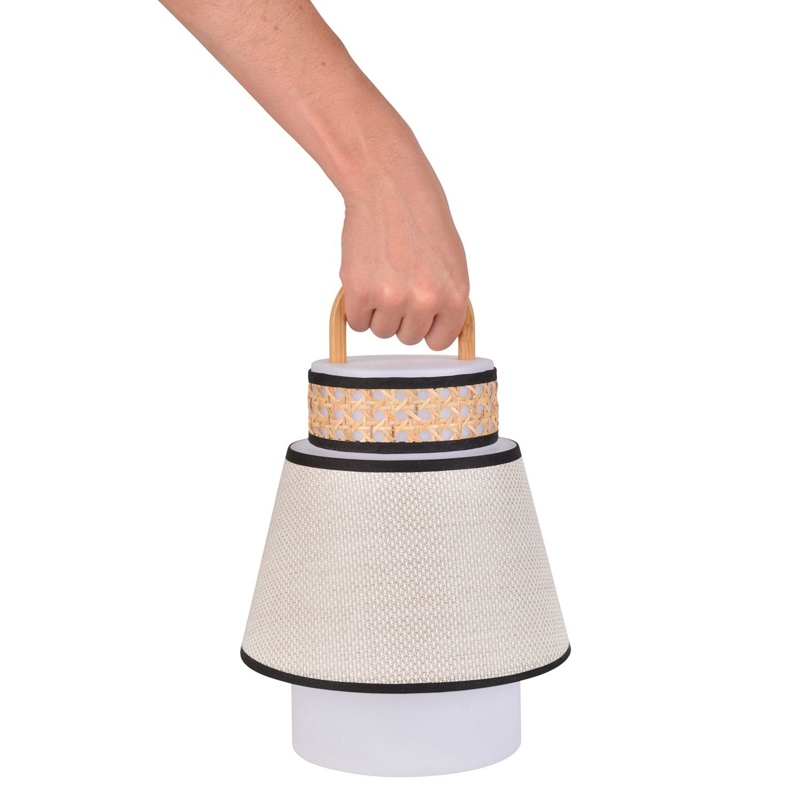 Singapour LED-Terrassenlampe USB sand - MARKET SET Singapour LED-Terrassenlampe USB sand - MARKET SET