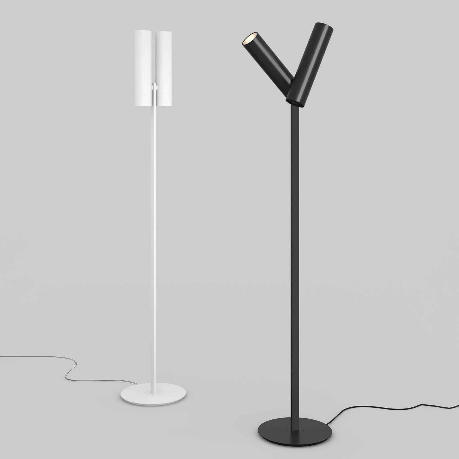 Lampa podłogowa Rotaliana Tobu F1, 3000K, 30°, czarny