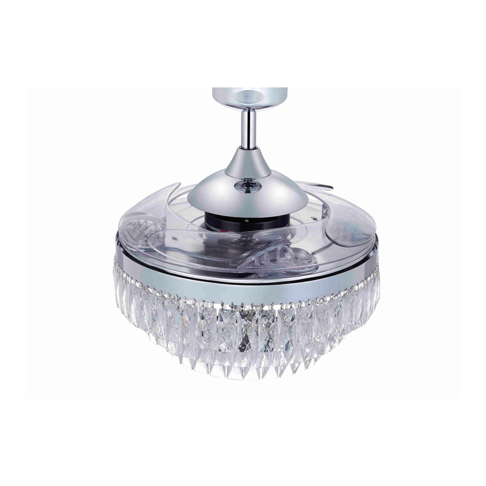 Beacon ceiling fan with light Fanaway Veil chrome silent
