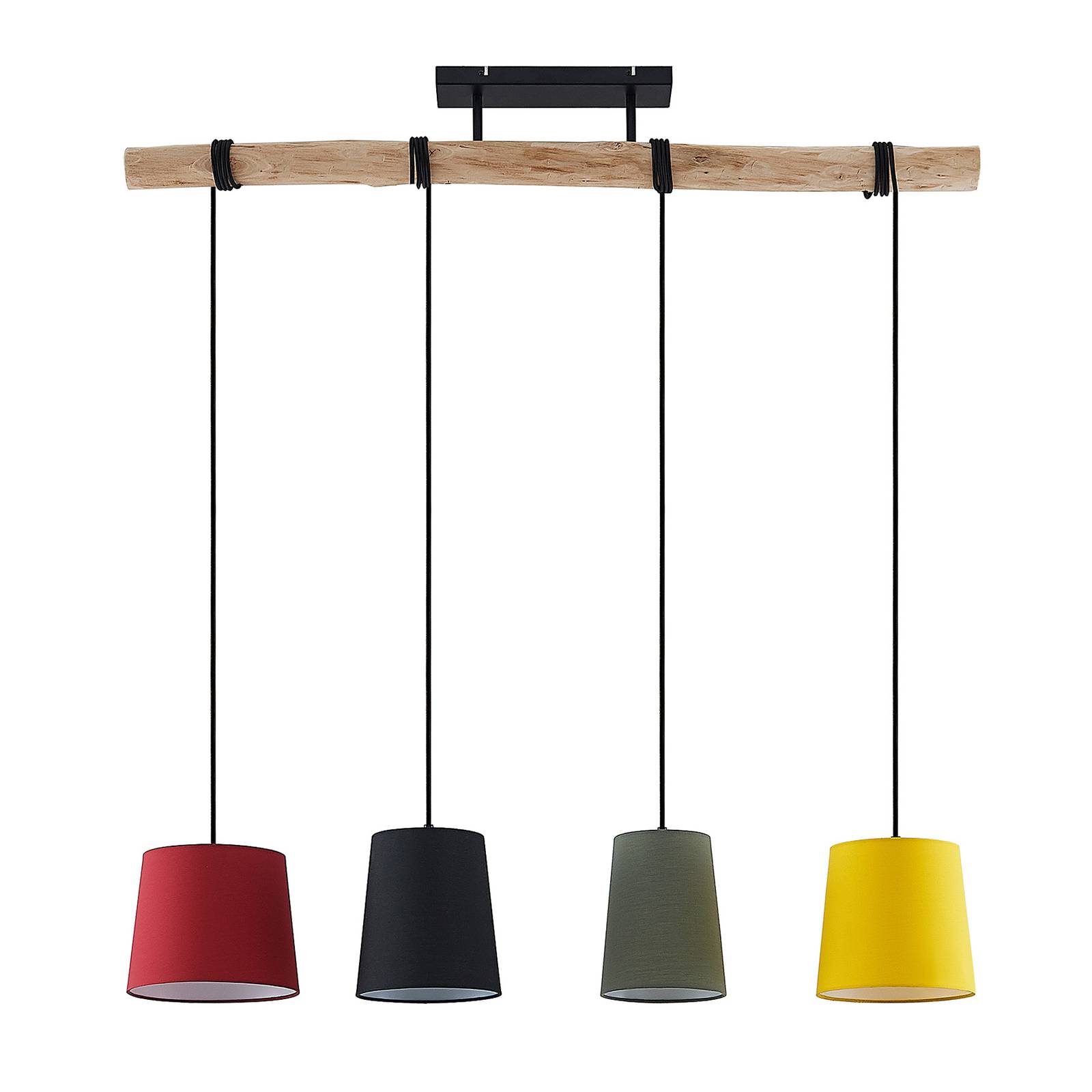 Lindby Pendant Light - Living / Dining Room - Hanging Light - dimmable - Brown