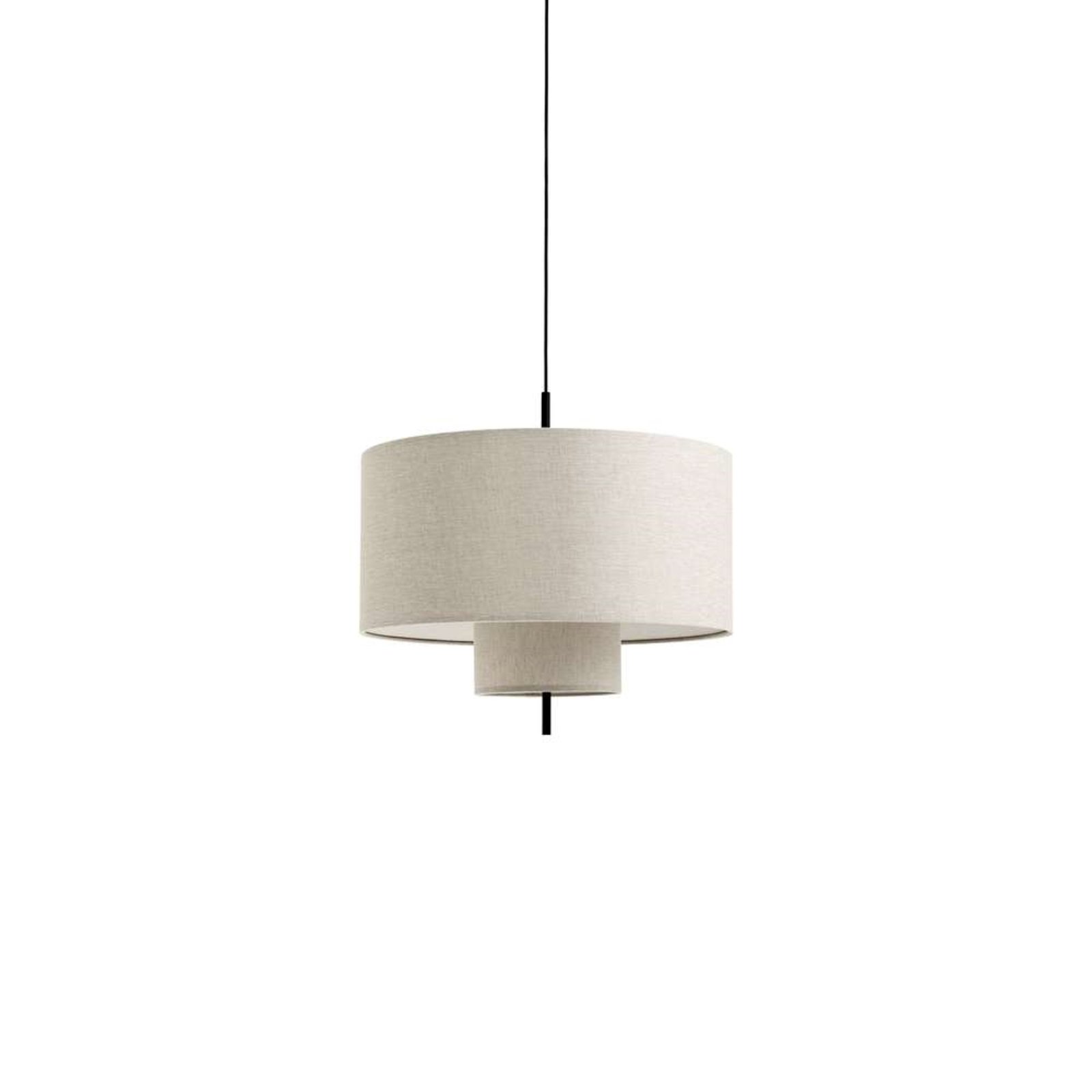 Margin Lampada a Sospensione Beige Canvas Ø70 - New Works