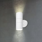 Outdoor wall light 3792026, white, plastic, up/down 2 x GU10