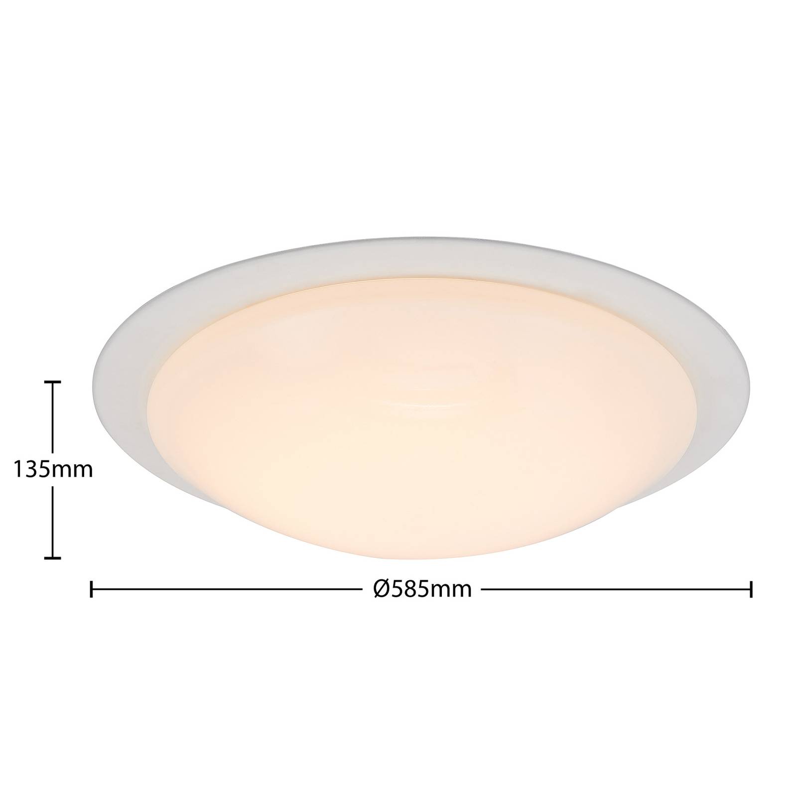 Lindby Aurela lampa sufitowa LED CCT RGB Ø 58,5 cm