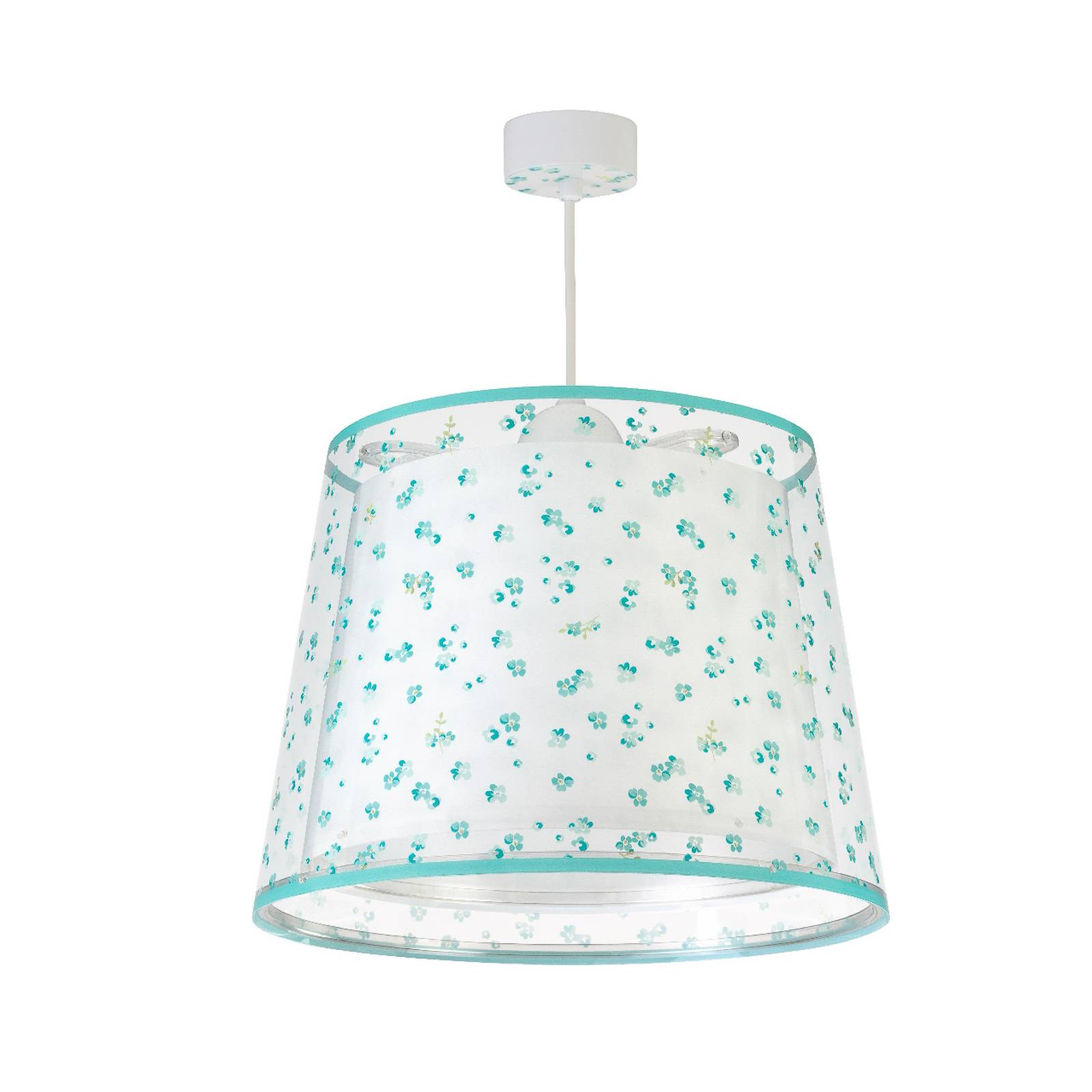 Hänglampa för barnrum Dream Flowers, 1 lampa, grön