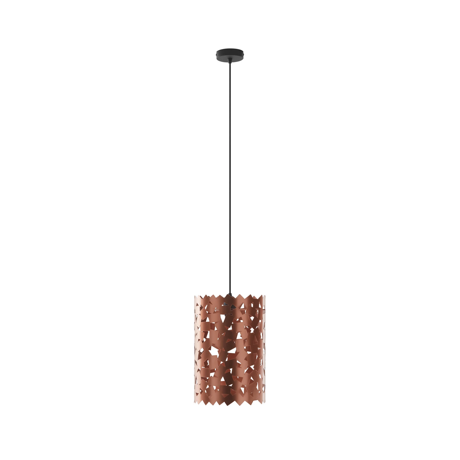 Lucande lámpara colgante Aeloria, cobre, Ø 25 cm, hierro, E27