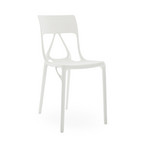 A.I. Lite stoelen, wit, hoogte 80 cm, set van 2 - Kartell