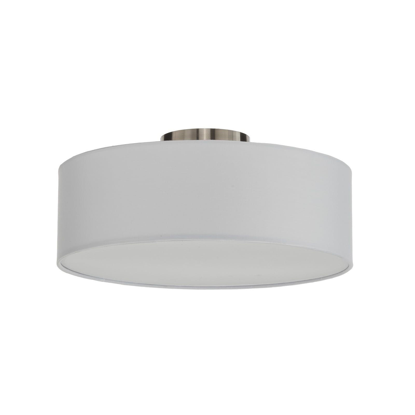 Sebatin Deckenleuchte Ø40 White/Nickel - Lindby